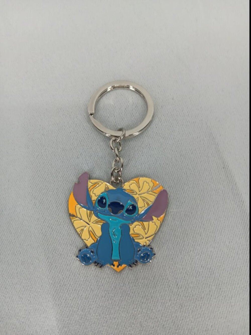 Disney Parks Stitch Orange Keychain NWT